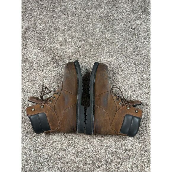 Wolverine Men's Waterproof Work Boots Size 11EW Steel Toe Brown Leather Workwear - Picture 5 of 9
